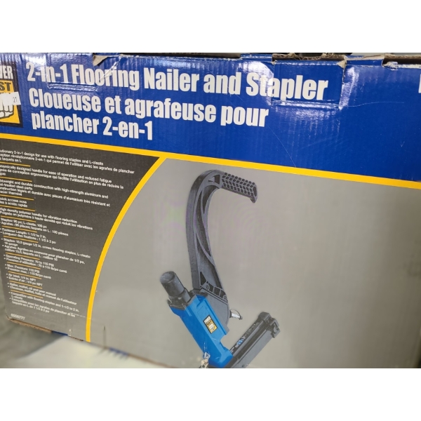 Power Fist 2-in-1 Flooring Nailer and Stapler Model 85587777 