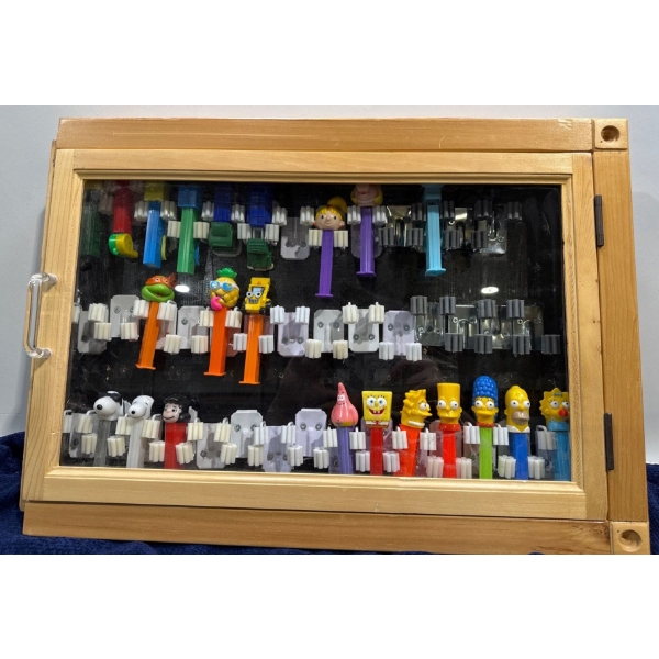 Collection of Vintage Pez Dispensers - Simpsons, Spongebob, TMNT, Trucks, Snoopy
