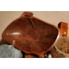 Image 5 : Wood Decor and Mosaic Vase: Elephant 12 W, 12 T, Vase 8.5 T, Polished Wood Bowl 16 X 11 and More!