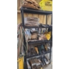 Image 1 :  Power Tools, Grinding Disks, Clamps, Welding Rods (11) w/ Utility Shelf