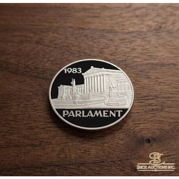 1983 Austria 500 Schilling Silver Coin, 925% Silver , 24.0 g