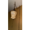 Image 2 : Mid Century Swag Lamp w/Pull Chain ON/OFF Switch  18"tall