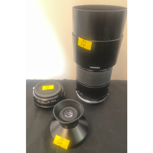 TAMRON SP 90mm 1:2.5 - MINOLTA Adapter & KENCO Teleplus MC4