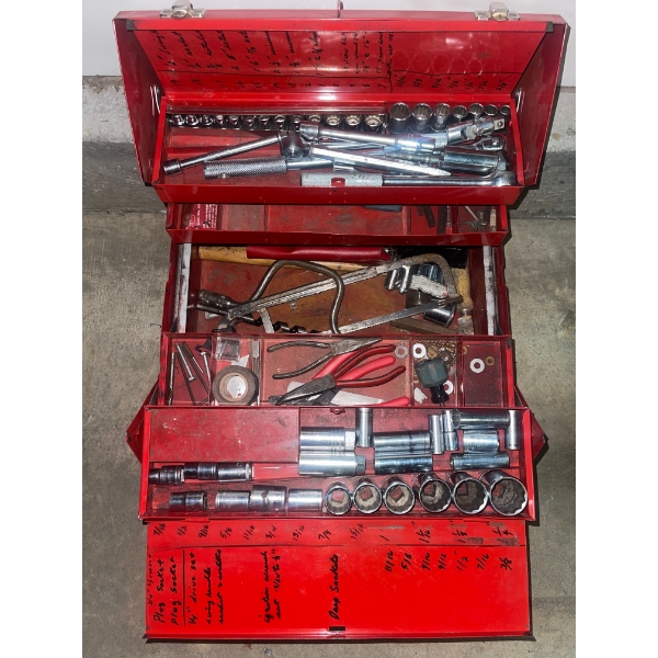 Mastercraft Expanding Metal Tool Chest w/ Contents