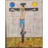 Image 2 :  Icon Depiction Of The Crucifixion Of Jesus Christ 9''INCHES IN W 11''INCHES IN H