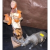 Image 3 : International Souvenir Dolls 16T w/ Corn Husk Old Lady & Assorted Figurines