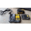 Image 2 : New Dewalt Power Pack- 2 Lithium Ion 20V Batts Charger Work Lamp Duffle Bag & More