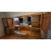 Image 3 : Large Queen Size Wooden Headboard w/ Shelves , Drawers, Mirrors & Lights to Light Up Your Nite!