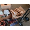 Image 1 : Dolly, Hard Hat, Wrenches & Lg Vareity of Tools, Trouble Light, Wood Wine Boxes & MORE