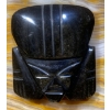 Image 3 : Hand Carved Yellow Marble Bookends & Black Obsidian Aztec Sculptures 