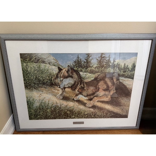 "Parents", Artist: Gail Adams, 225/4250, 34 X 26 Framed Under Glass