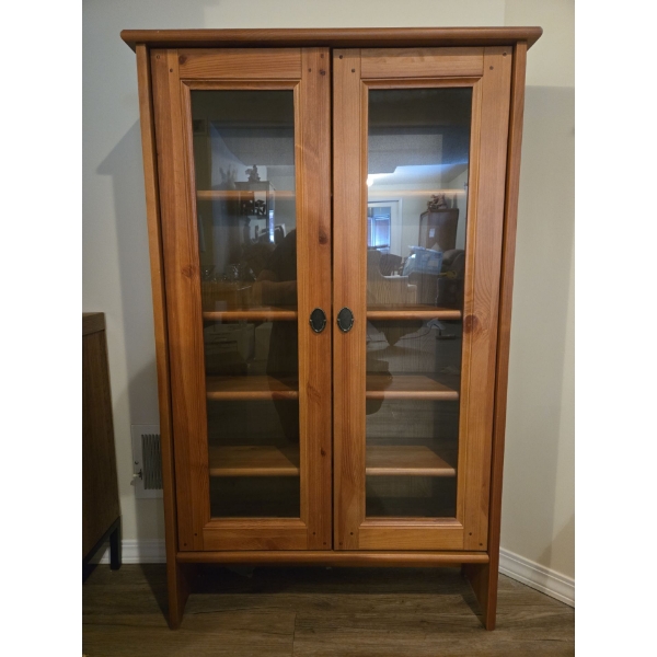 Lovely Ikea  Wooden Shelf - 28W, 9D, 44T 