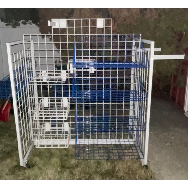 Heavy Duty Adjustable Shop Rack on Casre                                                     