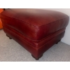 Image 2 : Genuine Leather Ottoman 30x23x15 Screw Is Stripped on Leg