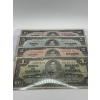 Image 1 : 1937 circulated bank notes $10 $5 $2 $1 great for any starter collection 