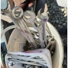 Image 5 : Blue Metal Toolbox and Contents Incl: Sockets, Wrenches, Sanding Belts and More!