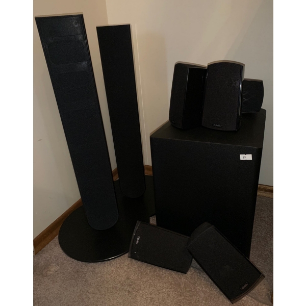 'Definitive Technology' Surrond Sound Set Up; Pro Cinema 400, Serial No. QFDA 1015 RA 001354