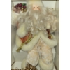 Image 3 : Festive All White Seasonal Swag - Lace Bells White Saint Nick & More