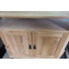 Image 2 : Wooden TV Cabinet 46 W, 23 D, 30 T and Artificial Plants- Largest Pot: 11" Diameter, 9 T 