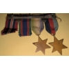 Image 2 : World War II Campaign Stars with Ribbon Fragments