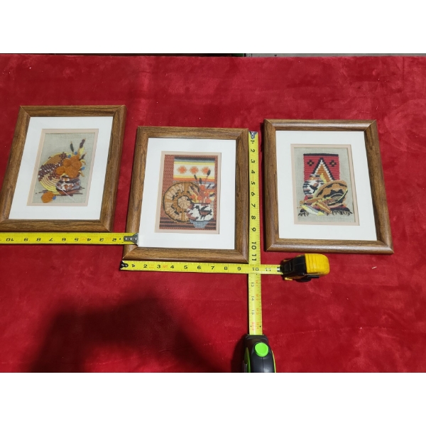 Cross Stitch Art Set (9.5'/7.5' Inches Before Frame)