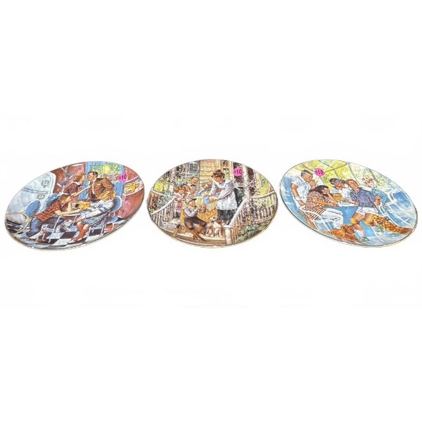 3 Nabisco Shredded Wheat Heritage Collection Plates