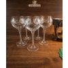 Image 2 : Vintage Crystal Hock Wine Glasses 8''INCHES H Metal Dish Holder Stand And Several Wooden Easels.
