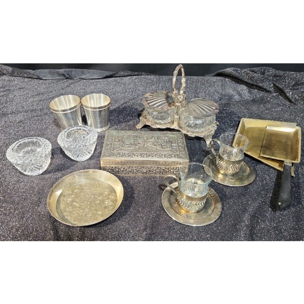 Gleam with Crystal and Metals! Assorted Home Decor in Different Metal Tones and Styles