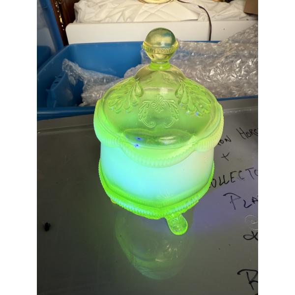 Uranium Glass & More - Assorted Glassware