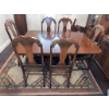 Image 1 : Wood Drop-Leaf Dining Table with 6 Chairs