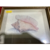 Image 2 : Shells Painting by Dorris Morgan (13.75 x 10.75" Before Frame)