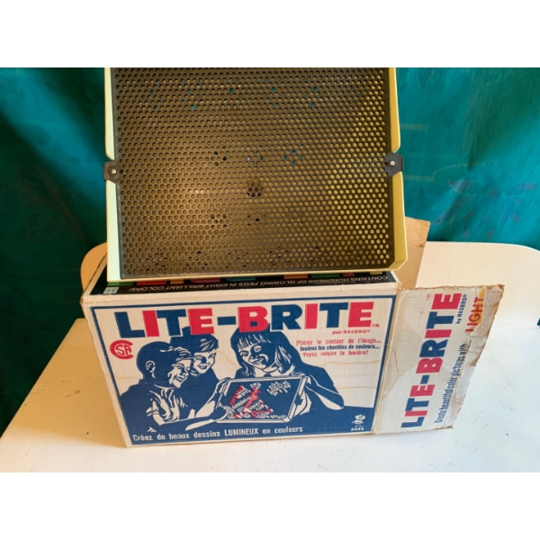 Two Vintage Lite Brights with one original box