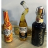 Image 1 : Three Unique Beer Bottles, Including Corona Extra with Twisted Design