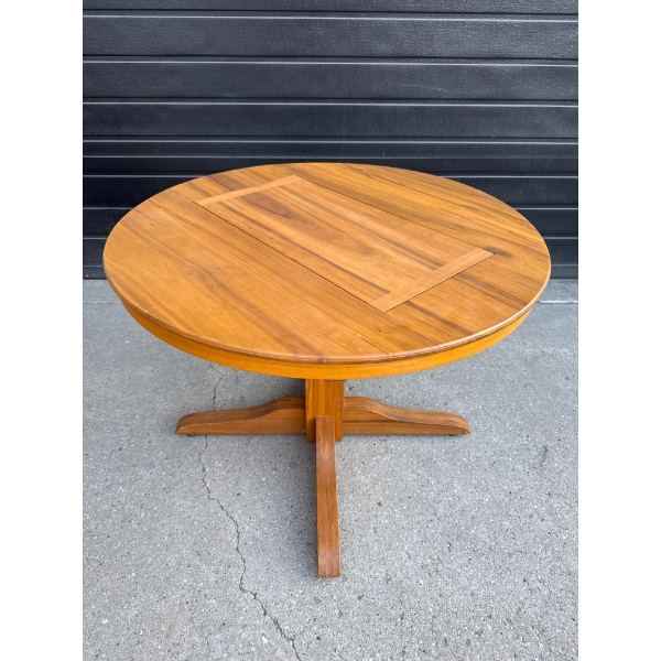 Wooden Desk With Backgammon Board