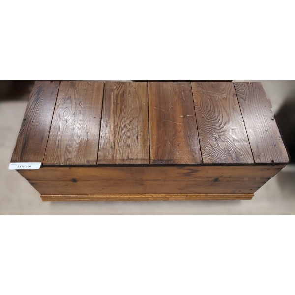 Rustic Wooden Blanket Box 38 w 16 d 15 1/2 h