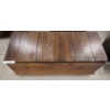 Image 1 : Rustic Wooden Blanket Box 38 w 16 d 15 1/2 h