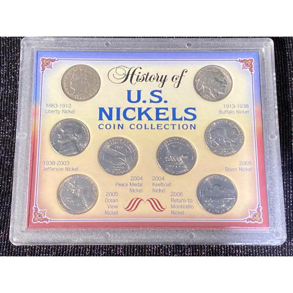 History of U.S. Nickels Coin Collection
