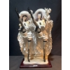 Image 1 : Giuseppe Armani Florence Porcelain Can-Can Dancers Statue