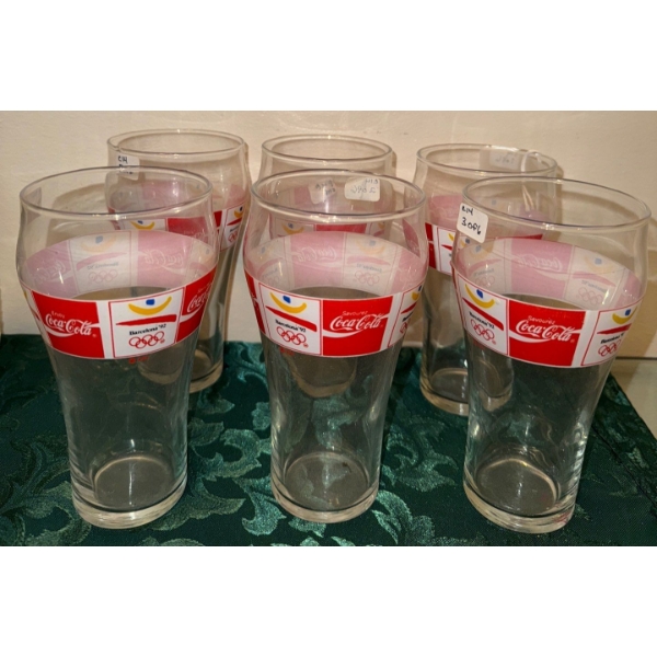 Six Coca-Cola Olympic Collectible Cups