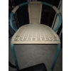 Image 2 : Wicker Chair, Outdoor Small Patio Side Table and Kitchen Butchers Mat