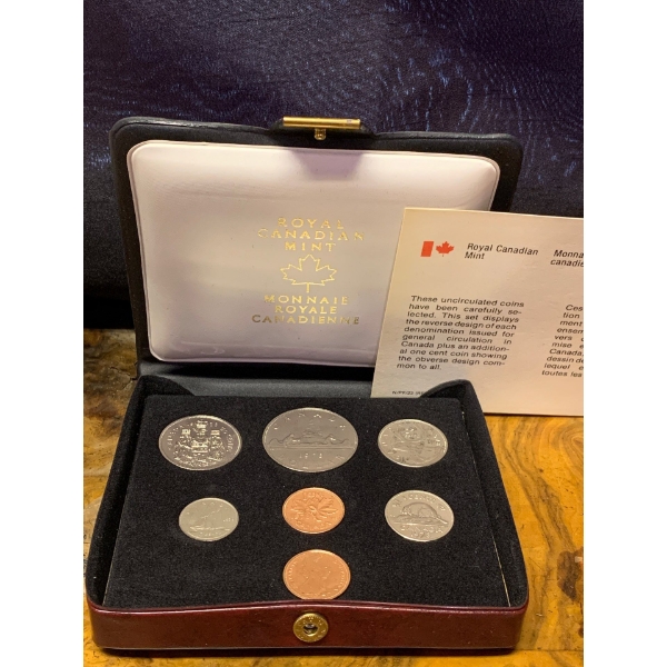 Royal Canadian Mint 1978 Custom Coin Set in Case 