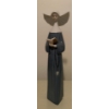Image 1 : LLADRO  Porcelain 'Monjita leyendo-azul'  - 10.5T 