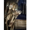 Image 4 : Heavy Silver Plate Utensil Collection - Fork, Knives, Spoons (May&VomHau, KH 100, Solingen 100)