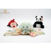 Image 2 : Collection Of Ty Beanie Babies Goochy the Jellyfish, Ladybug, Panda, Tie-Dye Bear