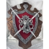 Image 2 : Crest & Swords With Lion Door Knocker