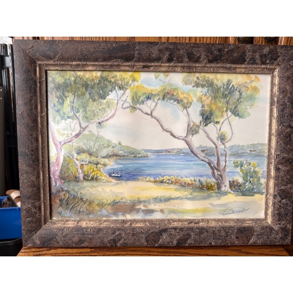Framed Water Color 23x17