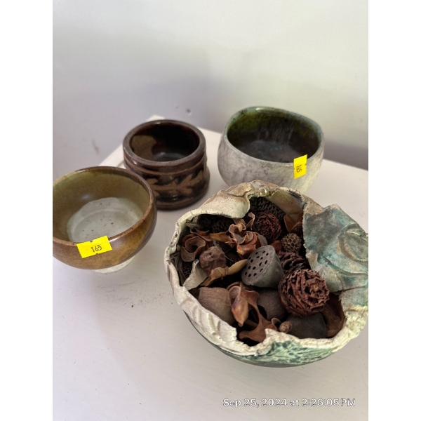Small Pottery Bowls Collection