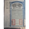Image 2 : 3 Vintage 1913 Chinese Republic Lung-Tsing-U-Haï Railway Gold Bonds.