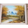 Image 6 : Wooden Ornate Carved Framed Original Signed Paintings x2 -(Measurements in Pics)