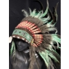 Image 3 : Native American Style Feather Headdress with Beaded Headband